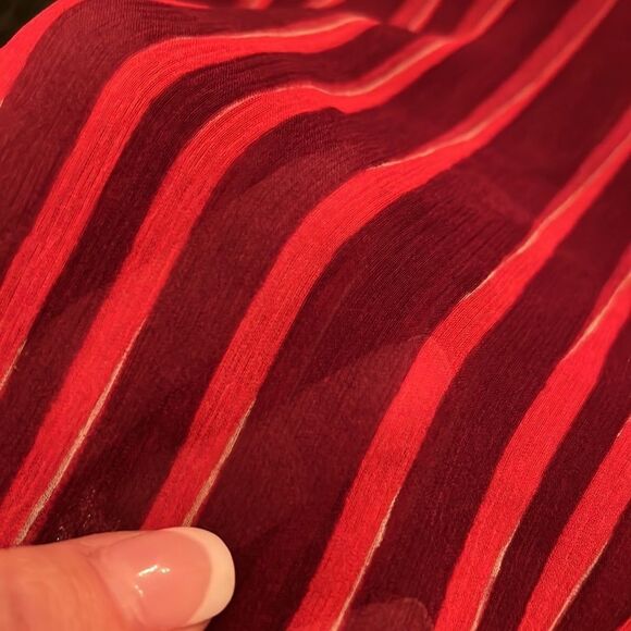 Marc Jacobs 💯 SILK Blouse Sz 2 sheer top - Picture 5 of 10